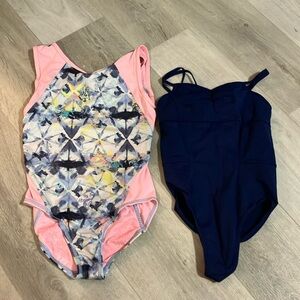 Ivivva 2 x girls size 12 gymnastics leotard
